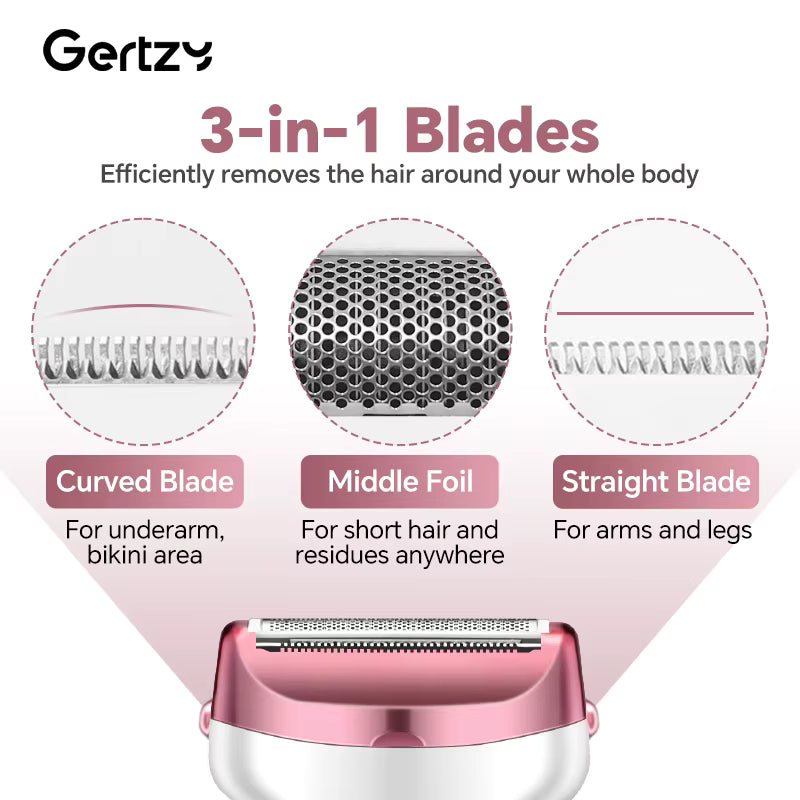 Hair Removal Electric Razor Kit