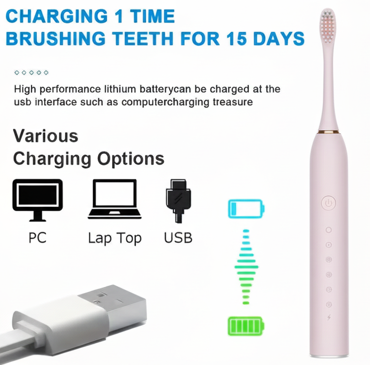 Electric Toothbrush 6-Speed Mode