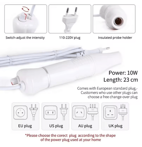 High Frequency Wand For Skin & Hair Loss