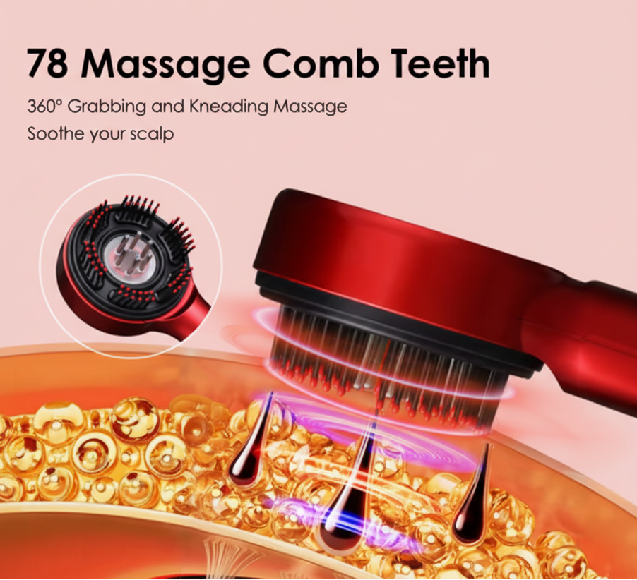 Electric LED Massage Comb