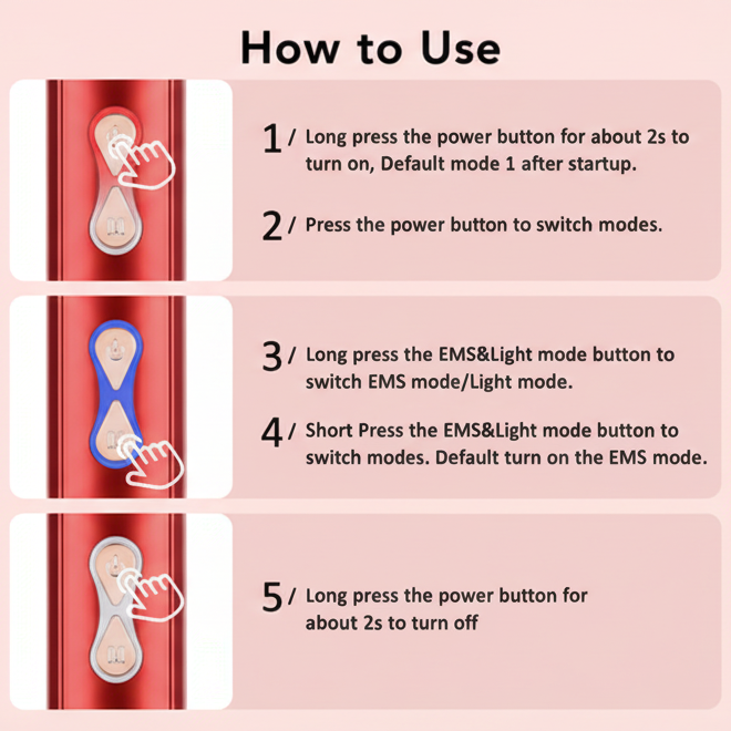 Electric LED Massage Comb